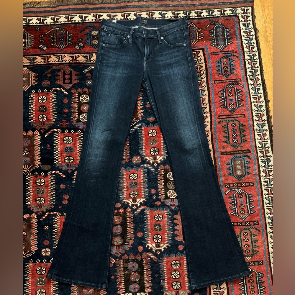 Citizens Of Humanity Dark Wash Flare Jeans